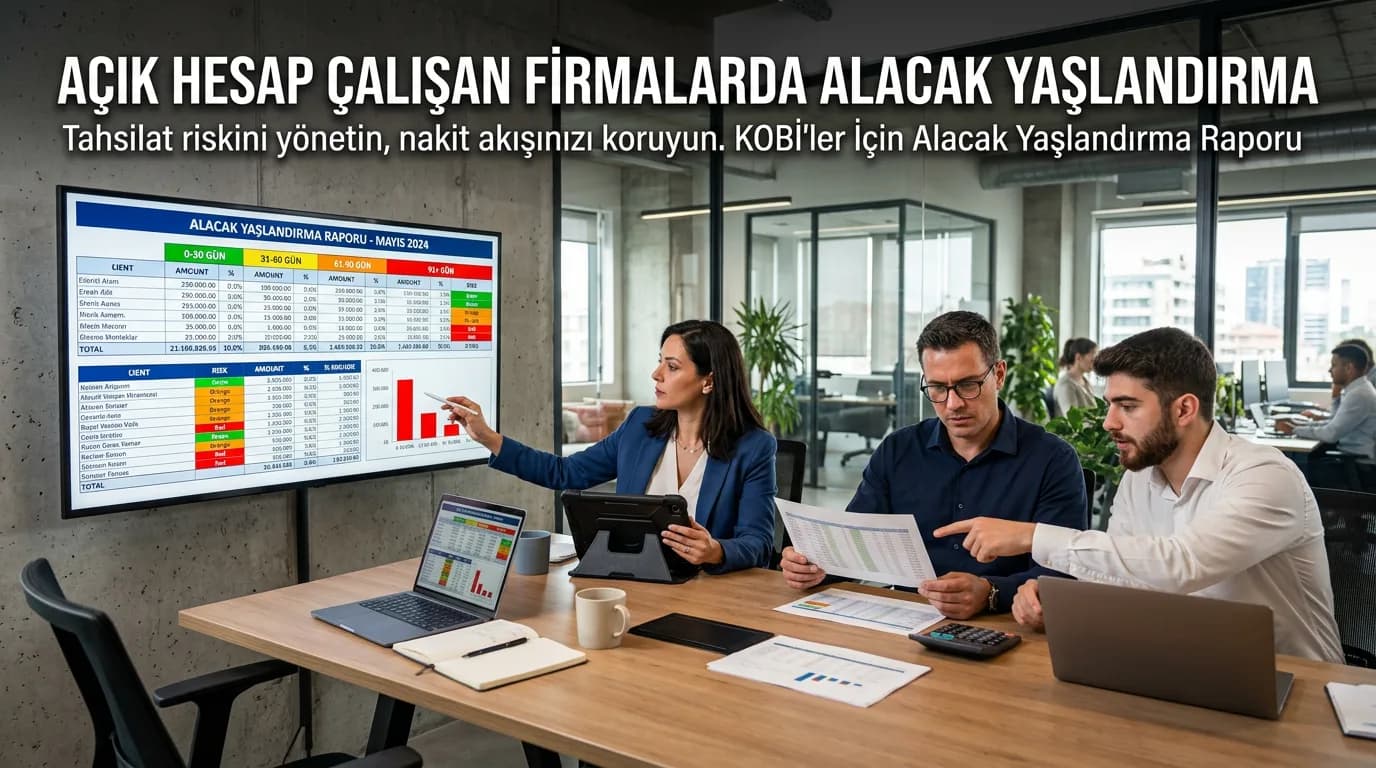 Açık Hesap (Cari) Çalışan Firmalarda Alacak Yaşlandırma Neden Kritik?