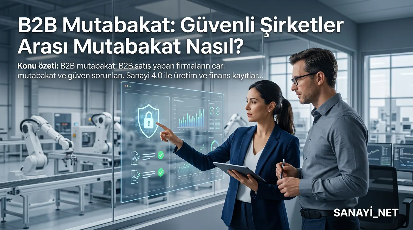 B2B Satışlarda Şirketler Arası Güvenli Mutabakat Nasıl Yapılır?
