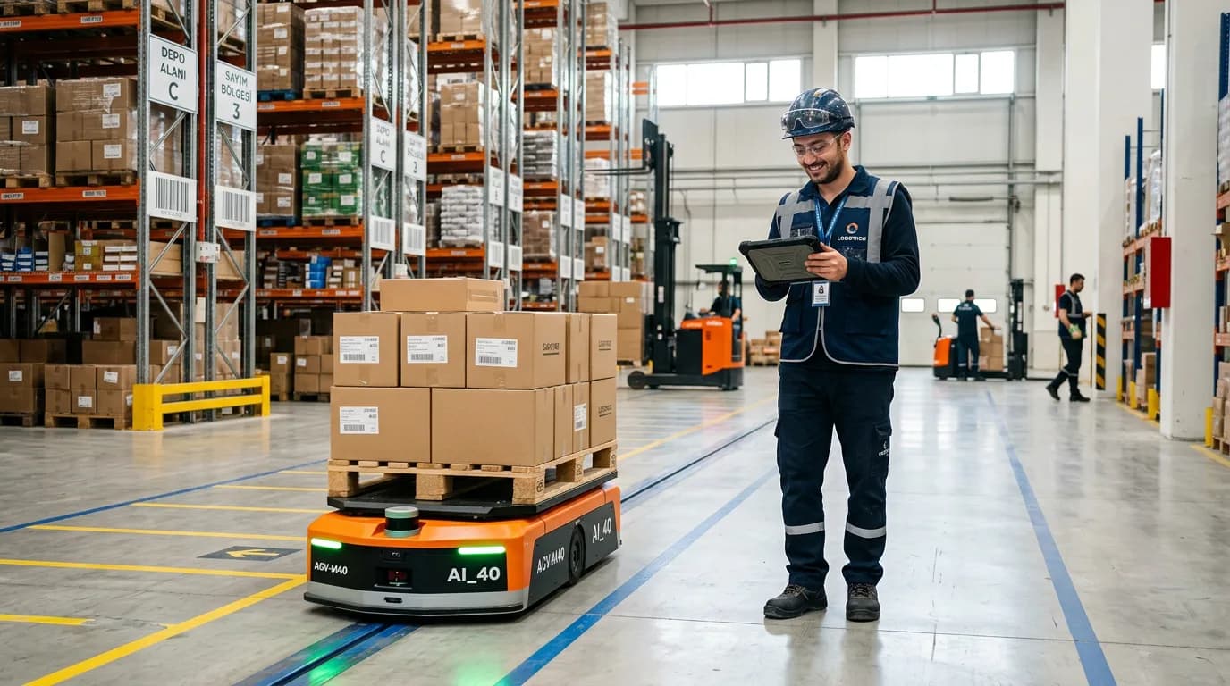 Depo Yönetiminde Otonom Robotlar (AGV) Kullanımının Avantajları