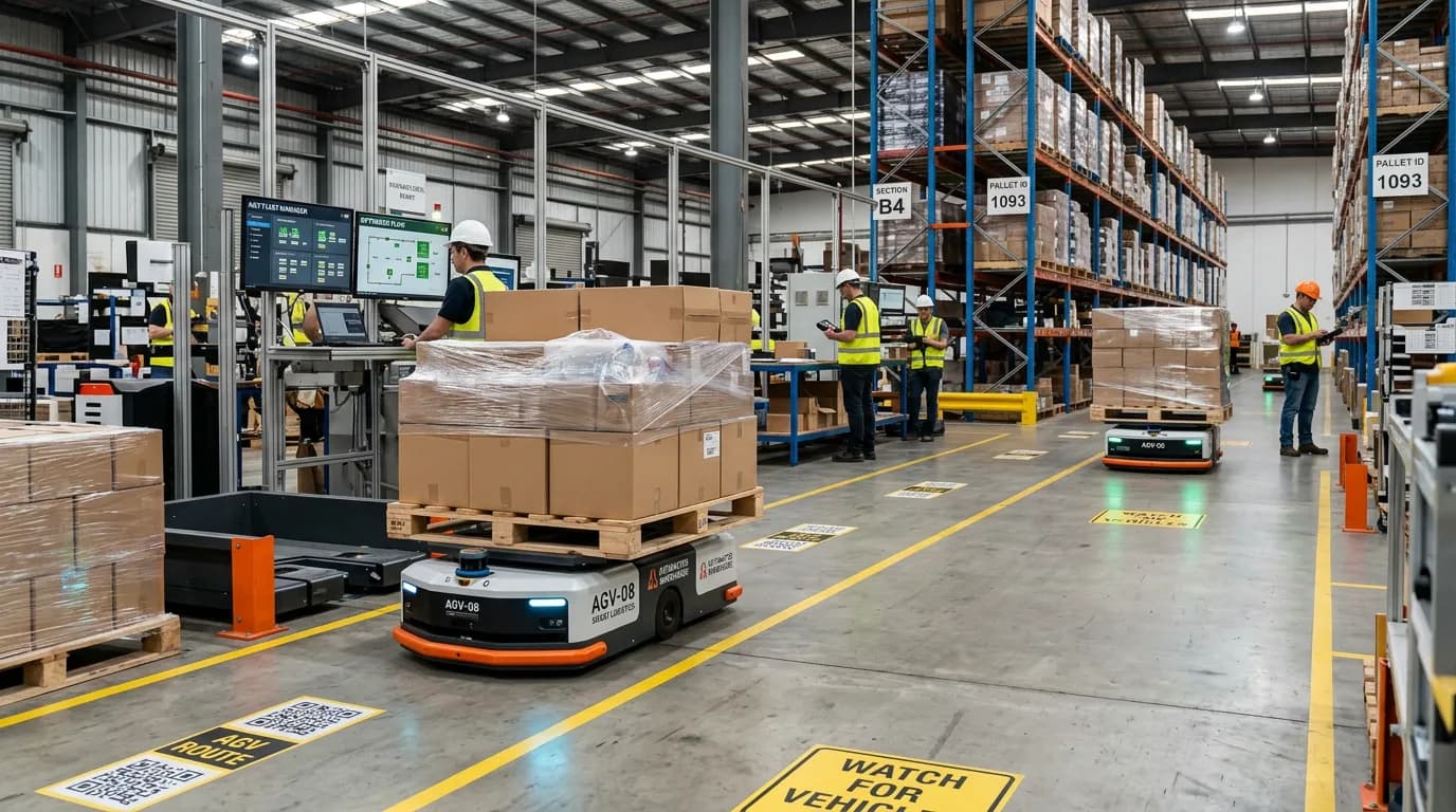 Depo Yönetiminde Otonom Robotlar AGV Kullanımı
