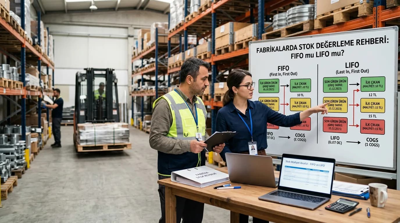 Fabrikalarda Stok Değerleme Yöntemleri: FIFO mu LIFO mu