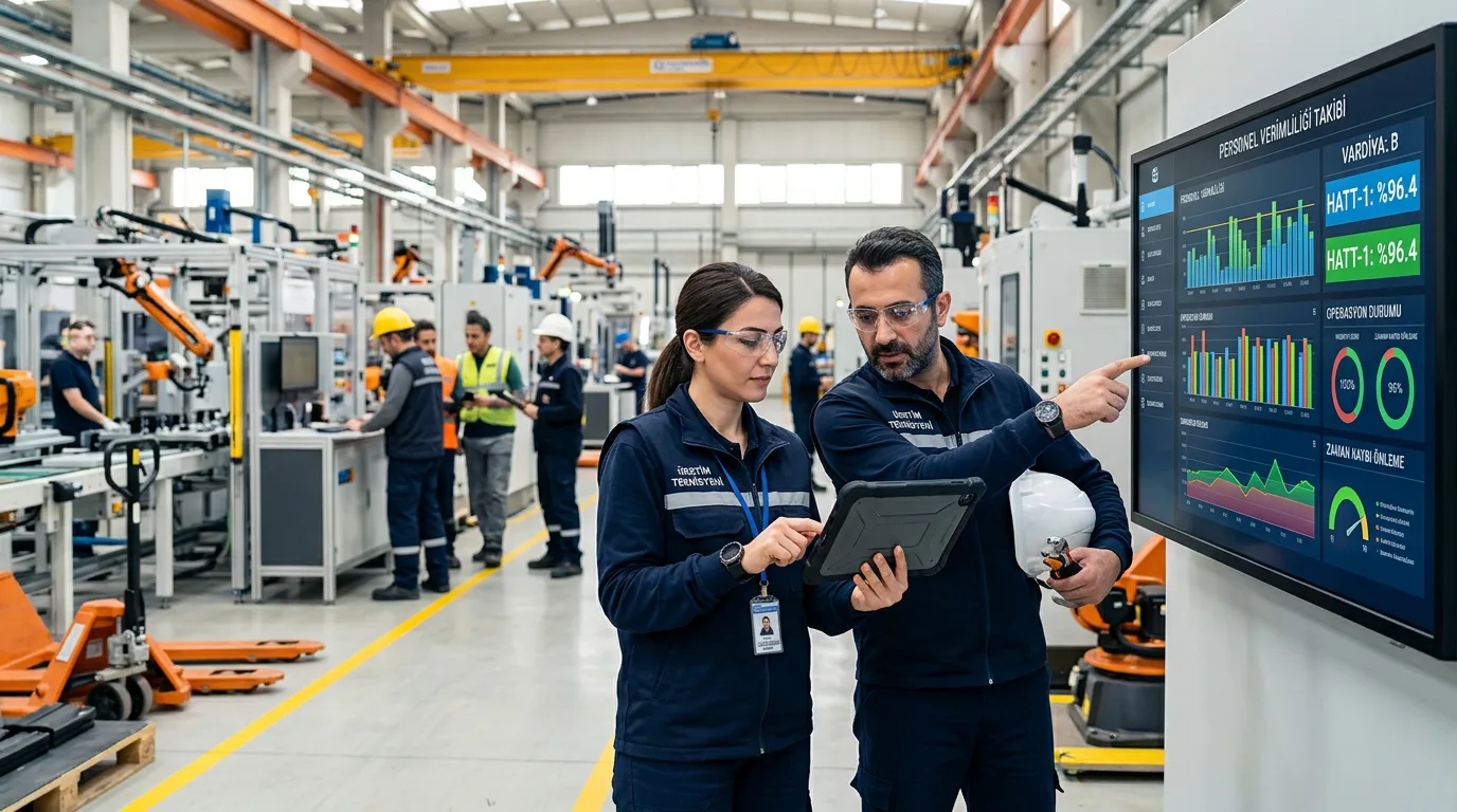 Fabrikalarda Vardiya ve Personel Verimliliği Takibi Nasıl Yapılır?