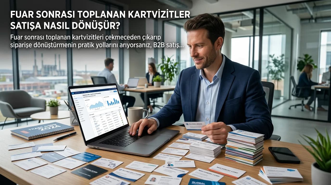 Fuar Sonrası Toplanan Kartvizitler Satışa Nasıl Dönüşür?