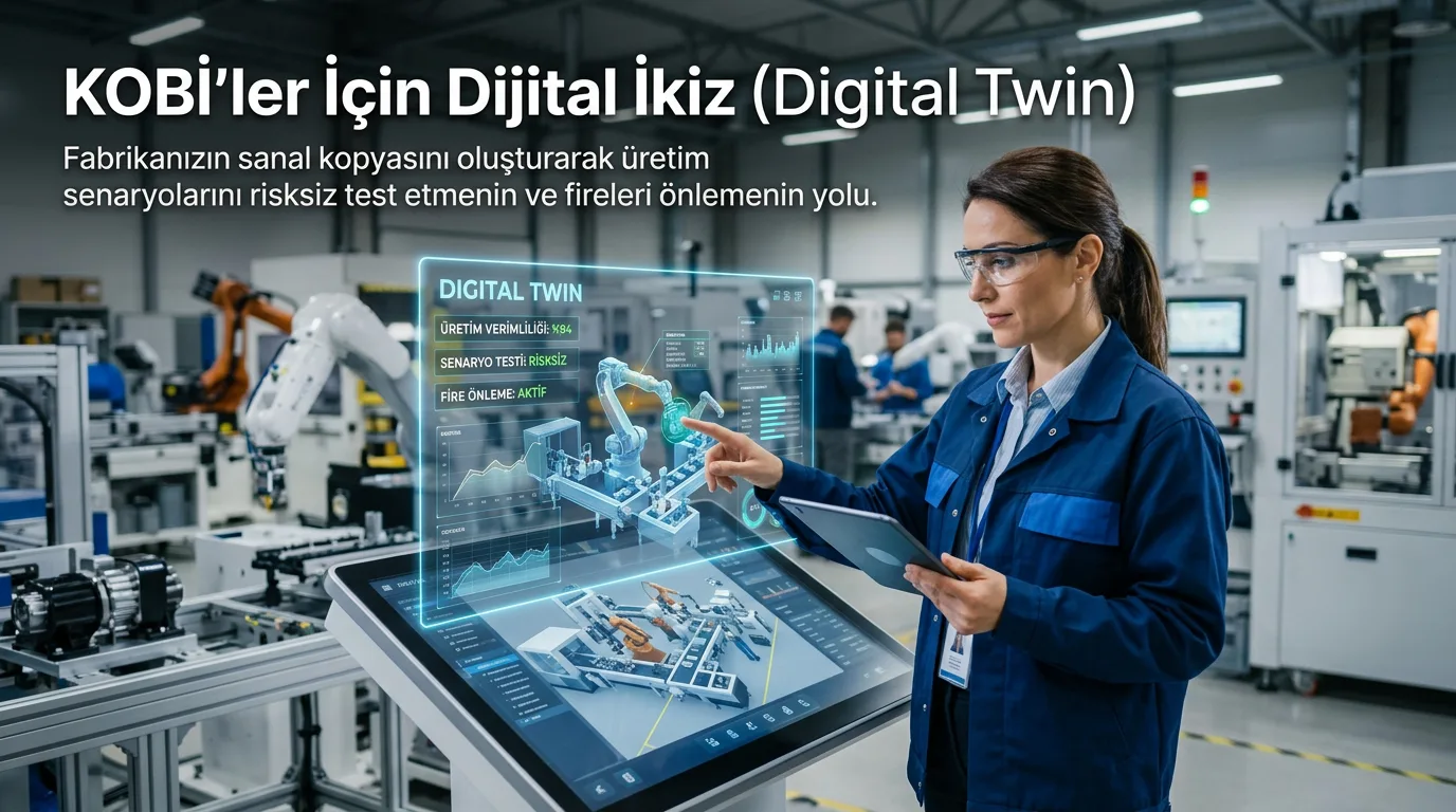 KOBİ'ler İçin Dijital İkiz (Digital Twin) Teknolojisi Ne İşe Yarar?