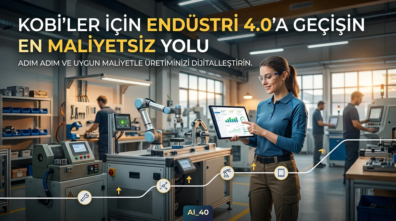 KOBİ'ler İçin Endüstri 4.0'a Geçişin En Maliyetsiz Yolu