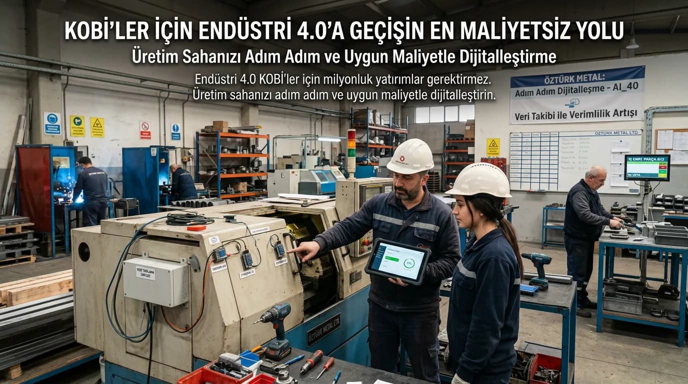 KOBİ'ler İçin Endüstri 4.0'a Geçişin En Maliyetsiz Yolu