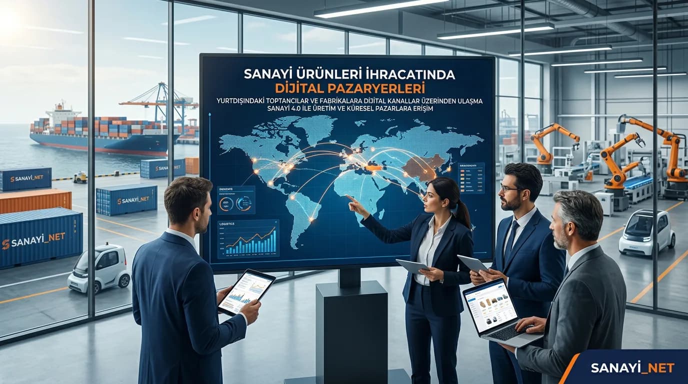 Sanayi Ürünleri İhracatında Dijital Pazaryerleri Nasıl Kullanılır?