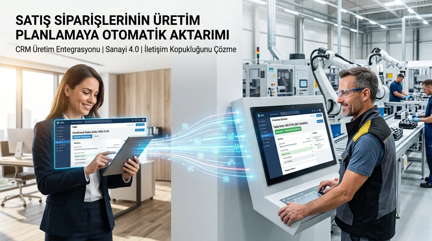 Satış Siparişlerinin Üretim Planlamaya Otomatik Aktarımı Neden Önemli?