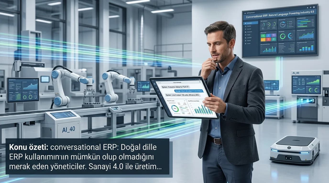 Sohbet Arayüzü (Conversational UI) ile ERP Yönetmek Mümkün mü?