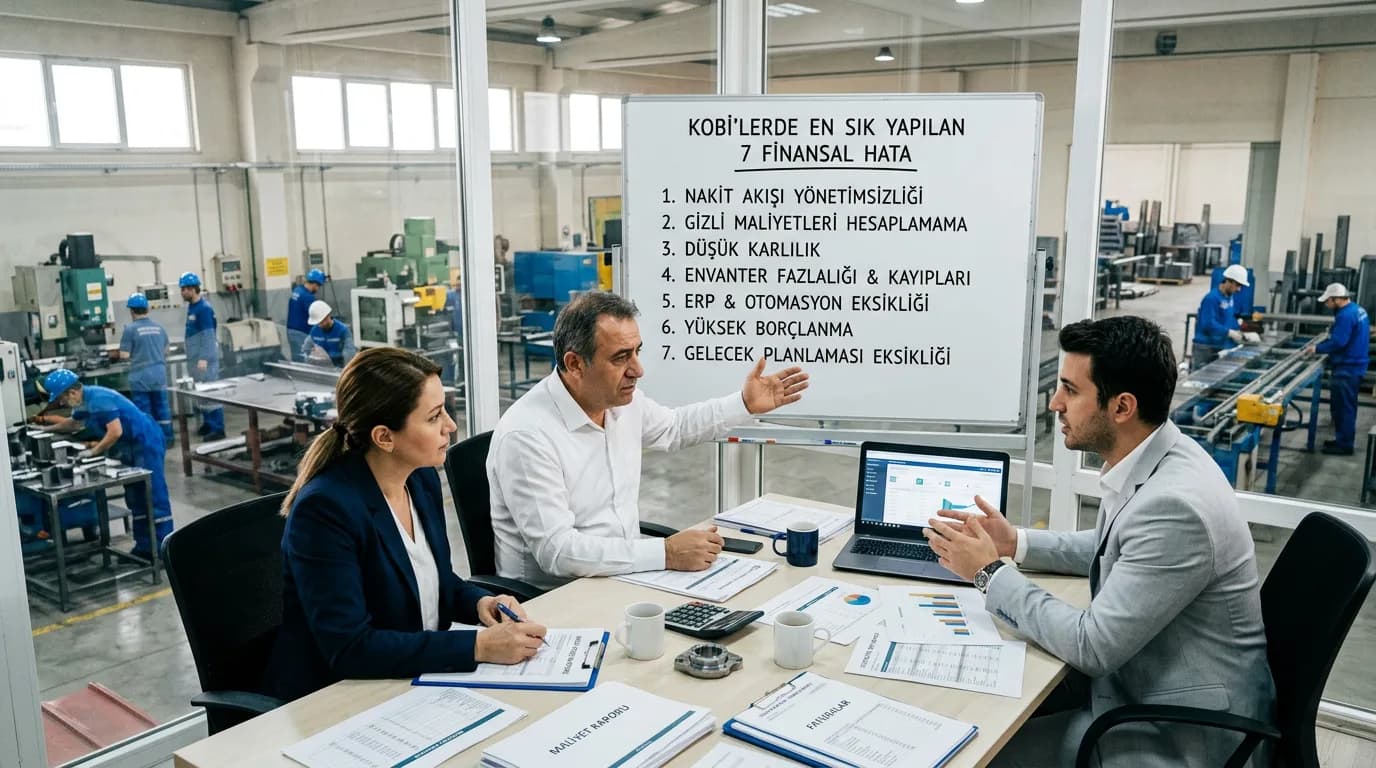 Üretim Yapan KOBİ'lerin En Sık Yaptığı 7 Finansal Hata